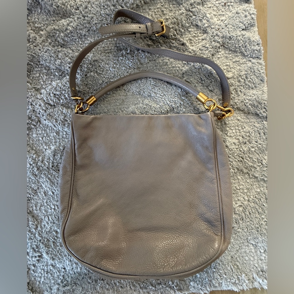 Like New Marc by Marc Jacobs Leather Classic Q Hillier Hobo Bag w Crossbody - Picture 6 of 11